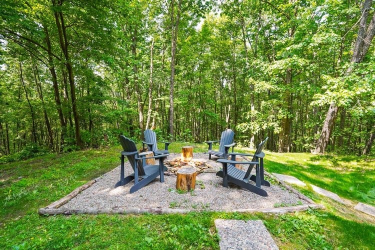 Share stories, memories, and laughter around the fire pit.